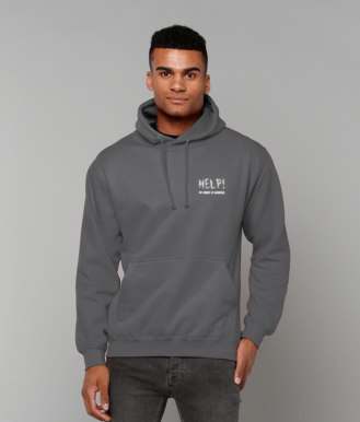 Help! My House Is Haunted Grey Hoodie