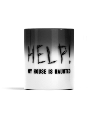 Help! My House Is Haunted Black Colour Changing Mug