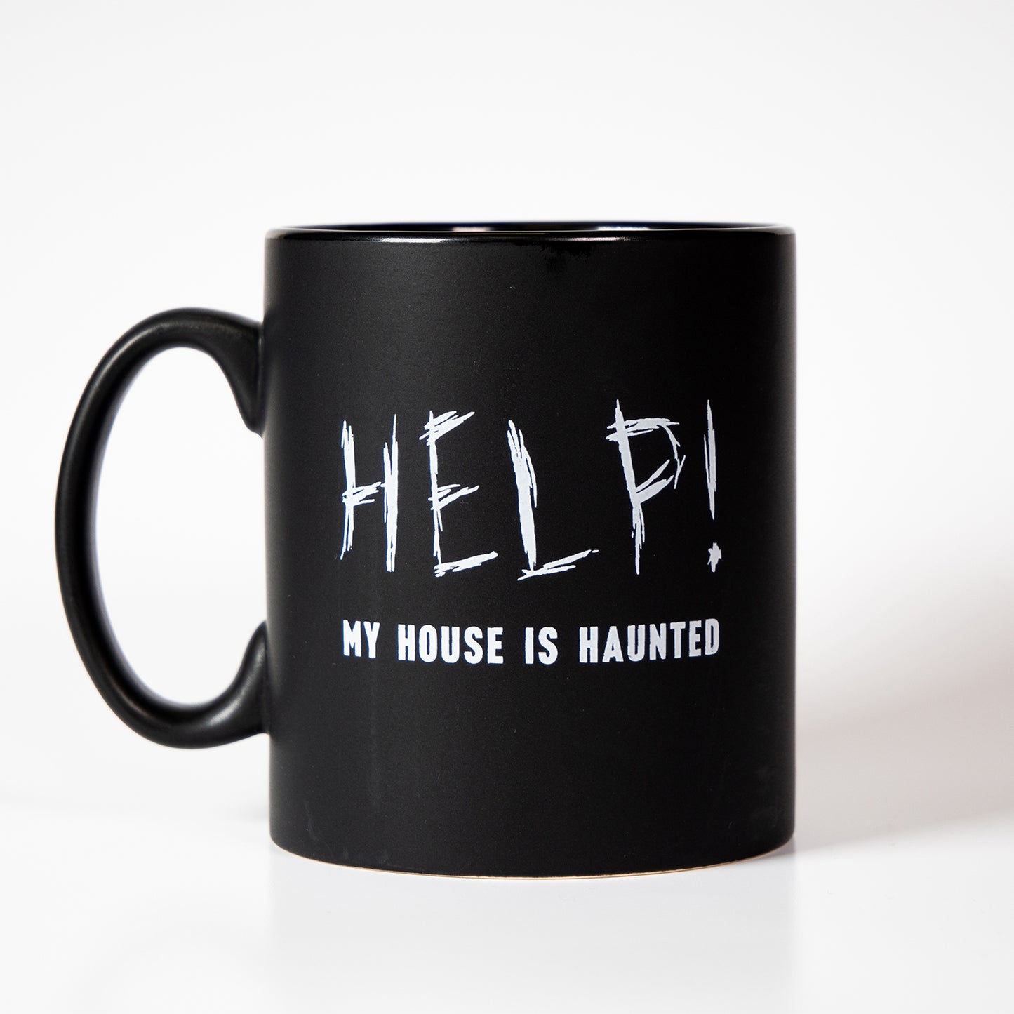 Help! My House Is Haunted 11oz Black Mug